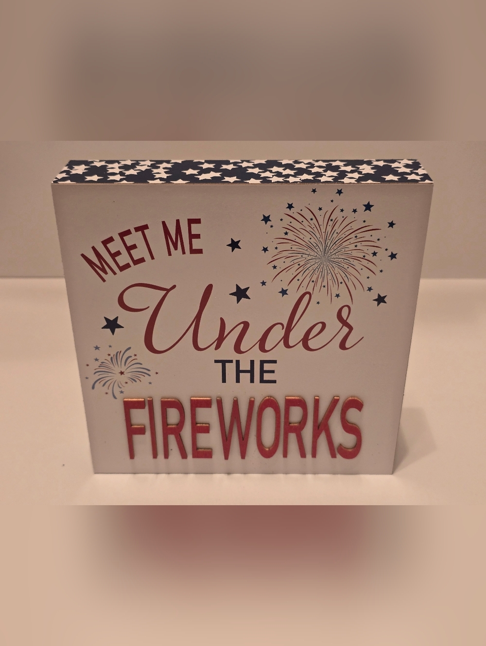 4th of July Wood Sign